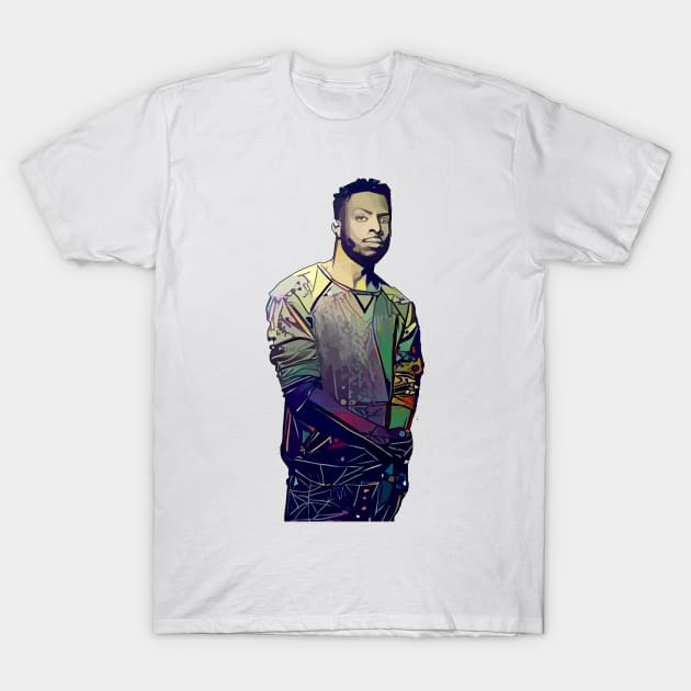 Abstract Isaiah Rashad T-Shirt by stilldan97